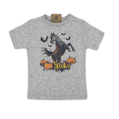 SPOOKY - Toddler Western Horse Halloween Tee
