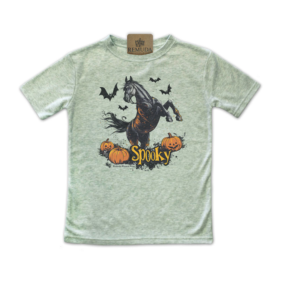 SPOOKY - Toddler Western Horse Halloween Tee