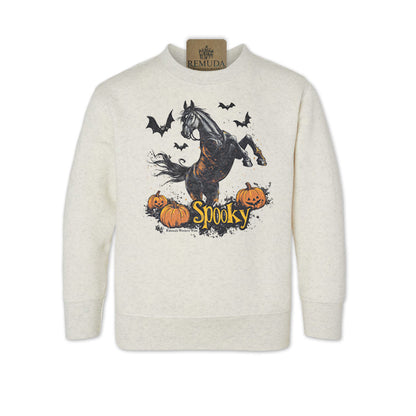 SPOOKY Western Horse Toddler Halloween Sweatshirt