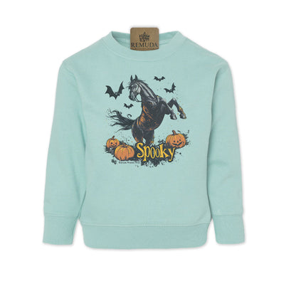 SPOOKY Western Horse Toddler Halloween Sweatshirt