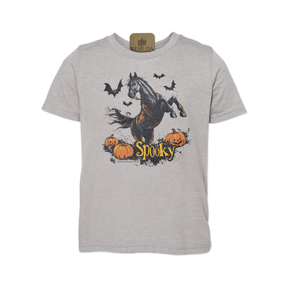 SPOOKY - Youth Western Horse Halloween Tee