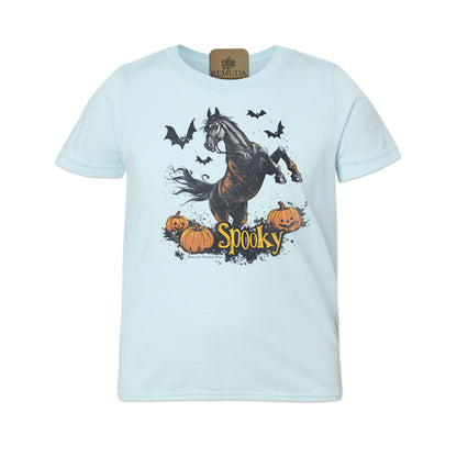 SPOOKY - Youth Western Horse Halloween Tee