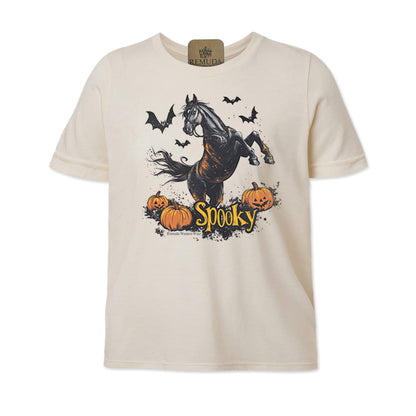 SPOOKY - Youth Western Horse Halloween Tee