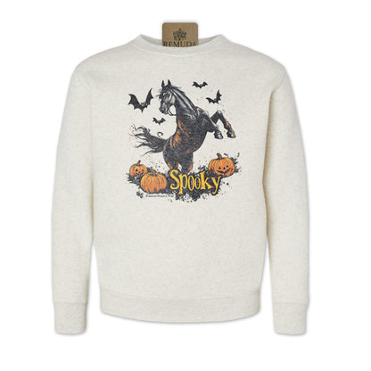 Spooky - Western Horse Youth Halloween Sweatshirt