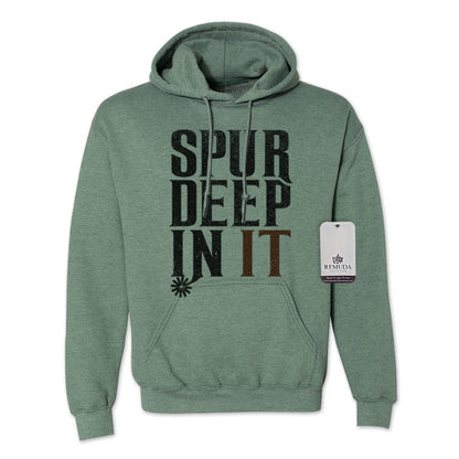 Spur Deep In It - Adult Unisex Western Hoodie