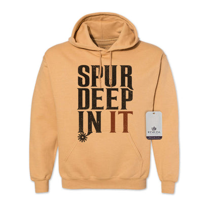 Spur Deep In It - Adult Unisex Western Hoodie