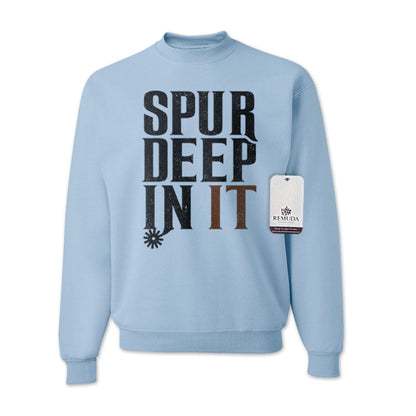 Spur Deep In It - Adult Unisex Western Sweatshirt
