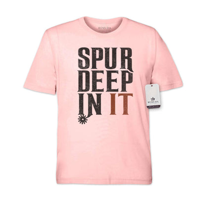 Spur Deep In It - Adult Unisex Western Tee T-Shirt