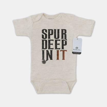 Spur Deep In It - Infant One Piece Western Romper