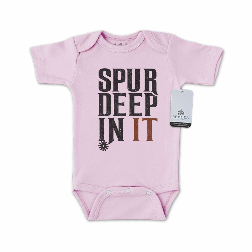 Spur Deep In It - Infant One Piece Western Romper