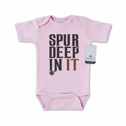 Spur Deep In It - Infant One Piece Western Romper
