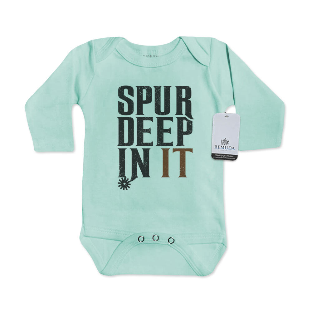 Spur Deep In It - Infant One Piece Western Romper