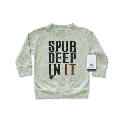 Spur Deep In It - Western Infant Long Sleeve Pullover Shirt