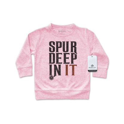 Spur Deep In It - Western Infant Long Sleeve Pullover Shirt
