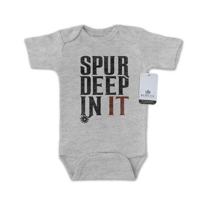 Spur Deep In It - Infant One Piece Western Romper