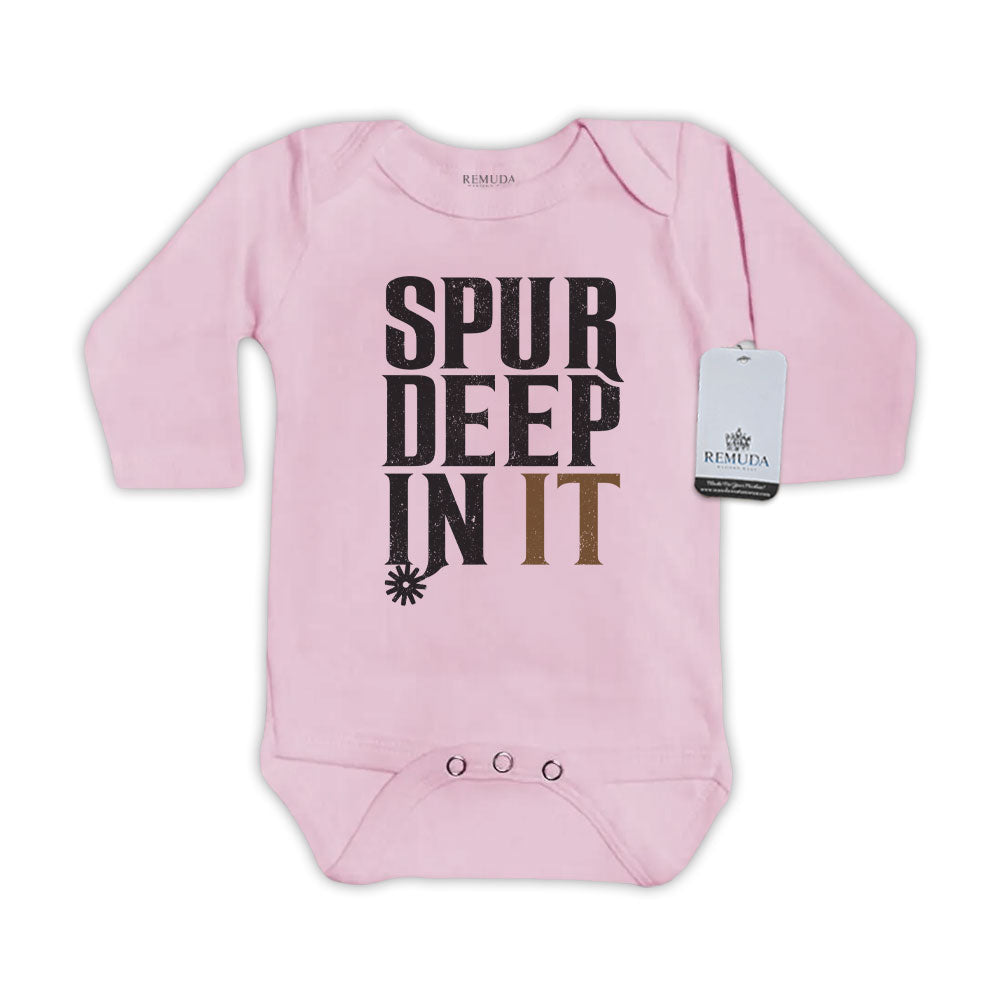 Spur Deep In It - Infant One Piece Western Romper