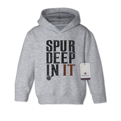 Spur Deep In It - Toddler Western Pullover Hoodie