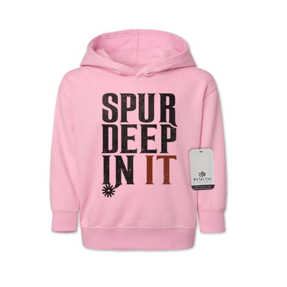 Spur Deep In It - Toddler Western Pullover Hoodie