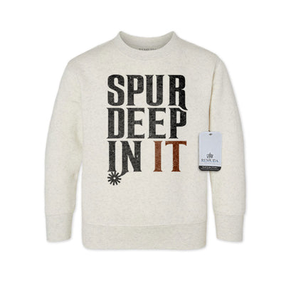 Spur Deep In It - Western Toddler Sweatshirt