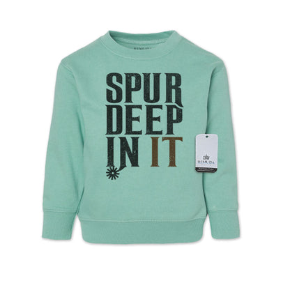 Spur Deep In It - Western Toddler Sweatshirt