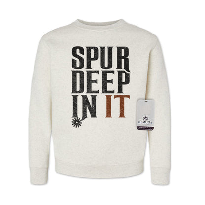 Spur Deep In It - Western Youth Sweatshirt