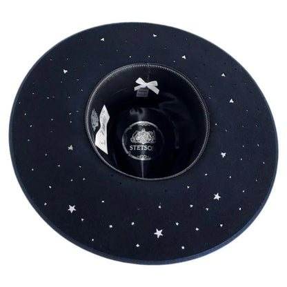 Stetson Night Sky S - Wide Brim Fedora Wool Felt Cowgirl Hat