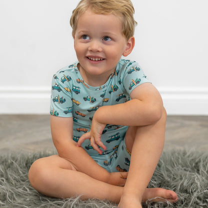 Surfing Beach Summer Pajama Set