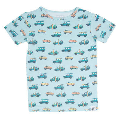 Surfing Beach Summer Pajama Set