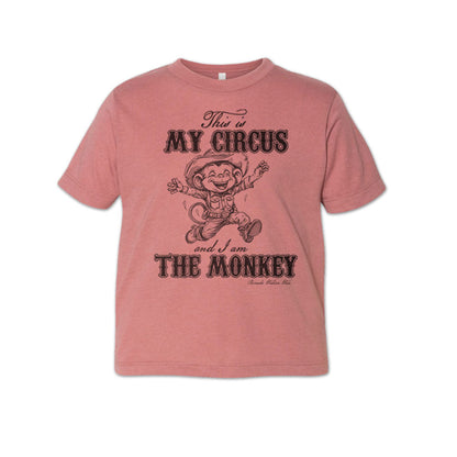 THIS IS MY CIRCUS AND I AM THE MONKEY Toddler Western Tee