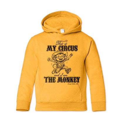 THIS IS MY CIRCUS AND I AM THE MONKEY Youth Western Pullover Hoodie