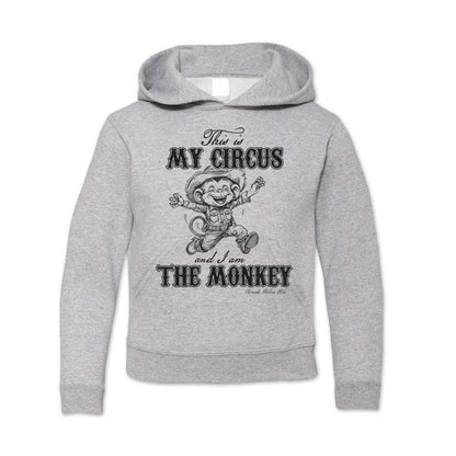 THIS IS MY CIRCUS AND I AM THE MONKEY Youth Western Pullover Hoodie