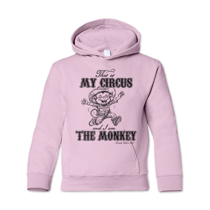 THIS IS MY CIRCUS AND I AM THE MONKEY Youth Western Pullover Hoodie