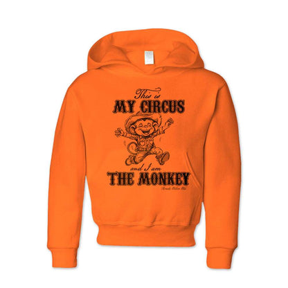 THIS IS MY CIRCUS AND I AM THE MONKEY Youth Western Pullover Hoodie