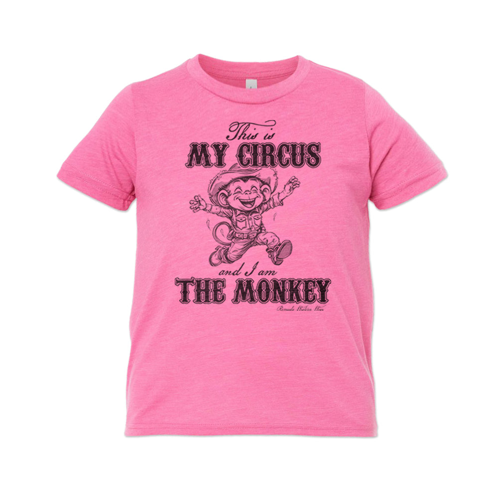 THIS IS MY CIRCUS AND I AM THE MONKEY Youth Western Tee
