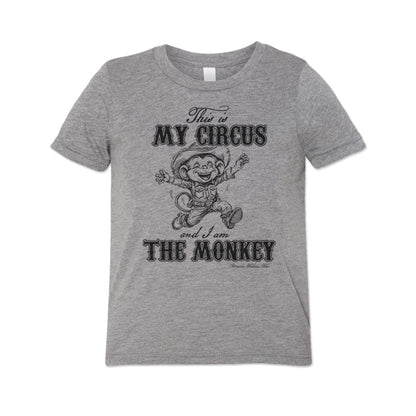THIS IS MY CIRCUS AND I AM THE MONKEY Youth Western Tee
