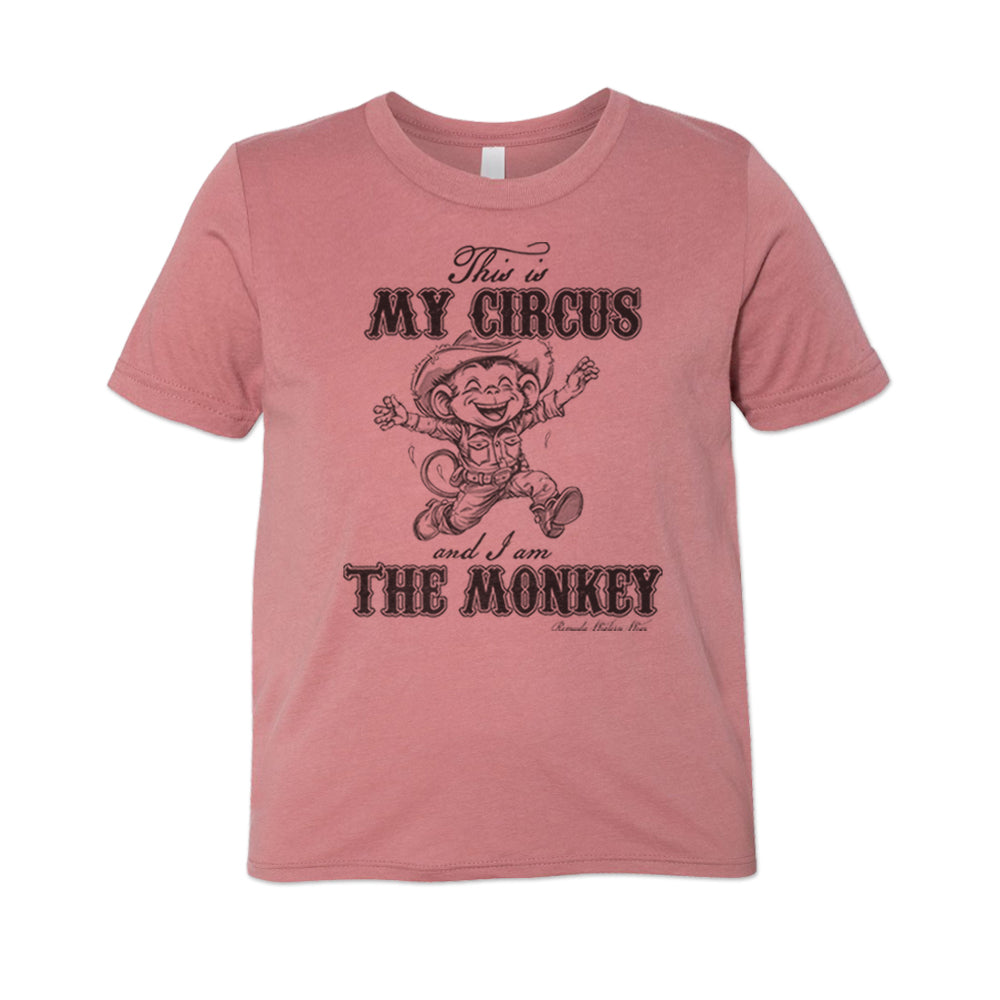 THIS IS MY CIRCUS AND I AM THE MONKEY Youth Western Tee