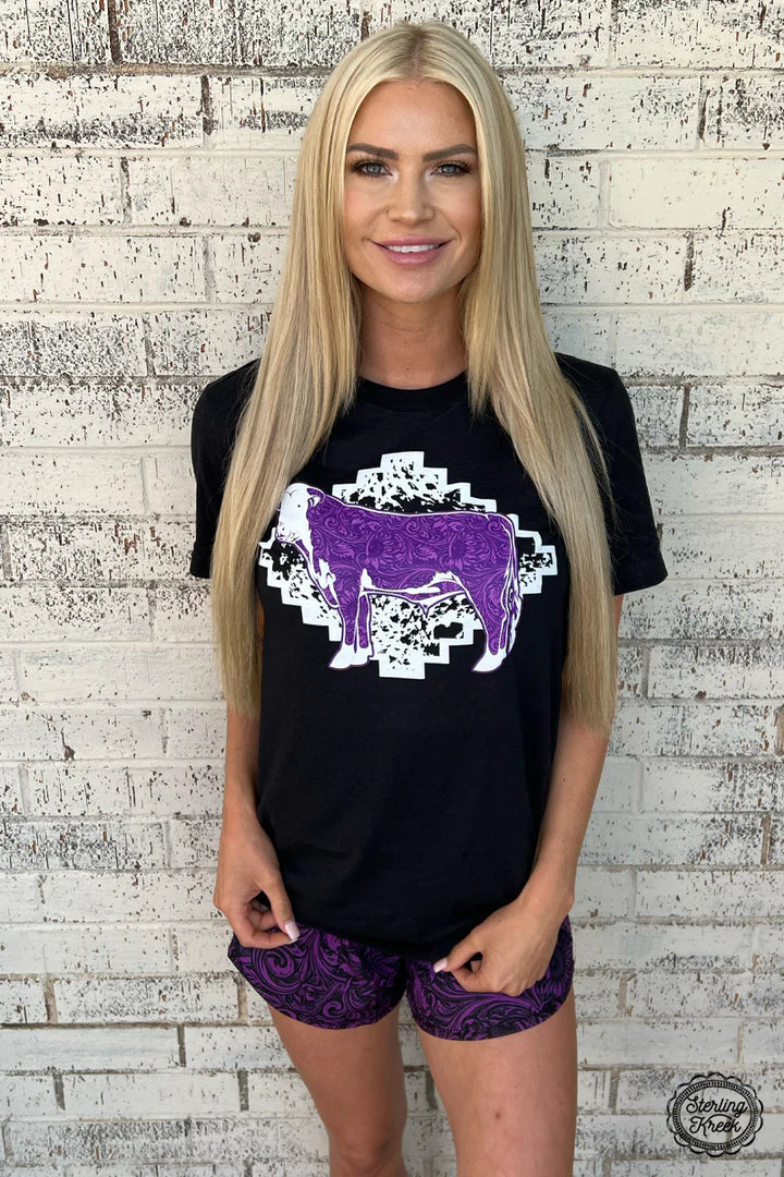 SHERIDAN SHORTS PURPLE- SALE