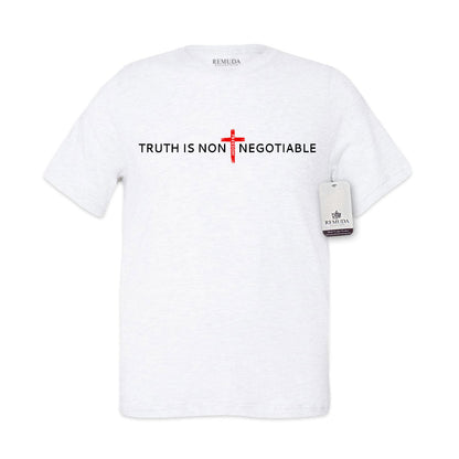 Truth Is Non Negotiable - Adult Unisex Western Tee T-Shirt - Sale Profits Go to Turning Point USA