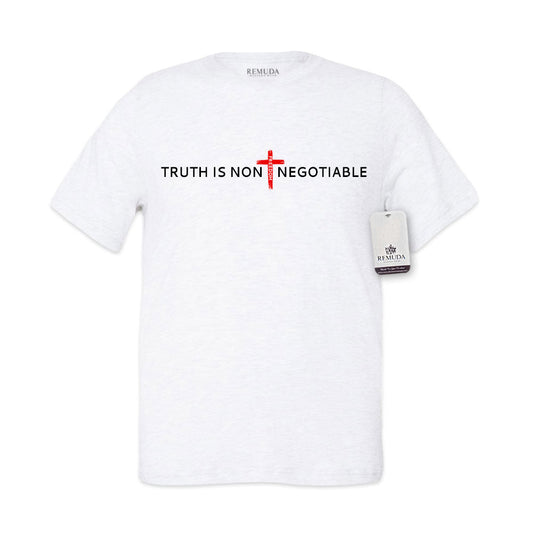 Truth Is Non Negotiable - Adult Unisex Western Tee T-Shirt - Sale Profits Go to Turning Point USA