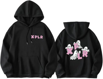 Jinzdrive Sam&Colby Merch XPLR New Halloween Hoodie Sweatshirt Fashion Funny Pullover Hip Hop Top (Black1Medium)