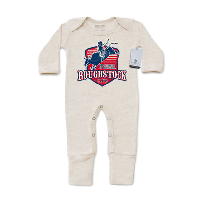 Feral Roughstock Club - Infant Western One-Piece Footed Pajamas W/Mittens