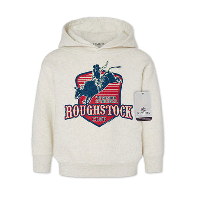 Feral Roughstock Club - Toddler Kids Western Pullover Hoodie