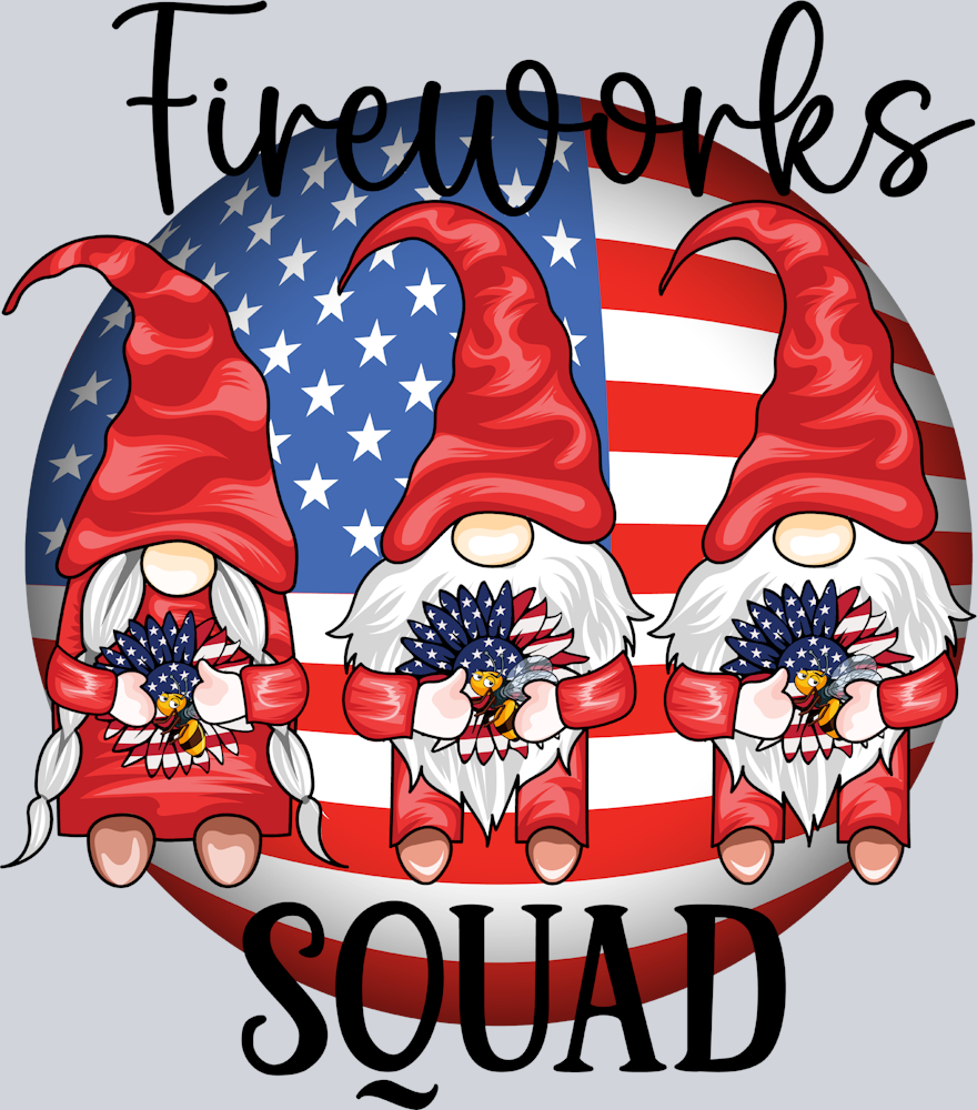 Firewroks Squad Gnome 2 - STK02020 (DTF Transfers)