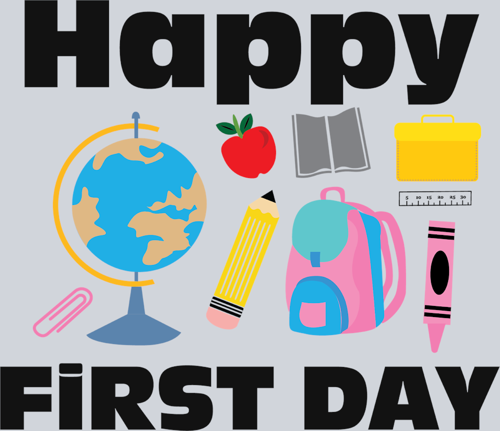 Happy First Day 4 - STK02550 (DTF Transfers)