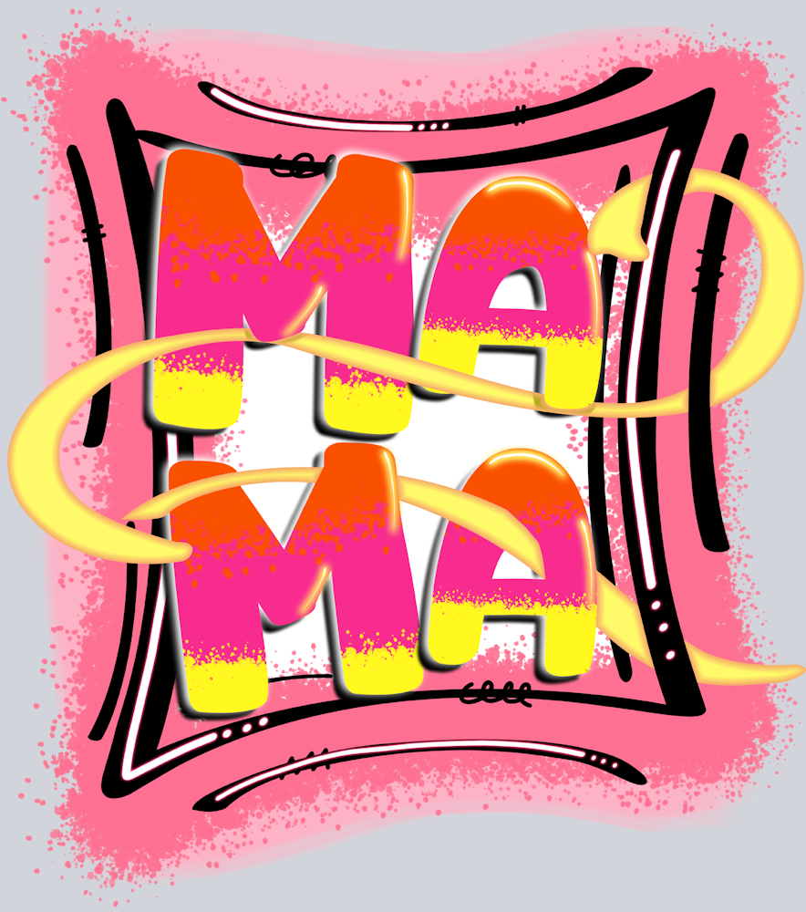 Mama Retro - STK03981 (DTF Transfers)