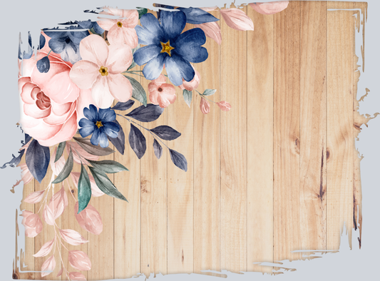 Wood Rectangle 5 - STK06517 (DTF Transfers)
