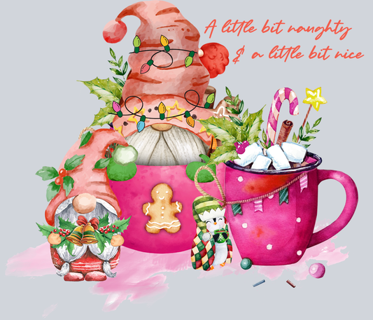 A Little Bit Naughty And Nice - STK00043 (DTF Transfers)