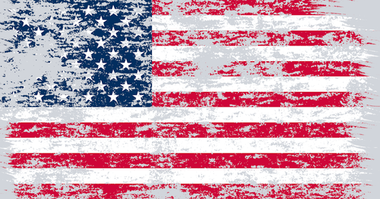 USA Flag Grunge - STK06251 (DTF Transfers)