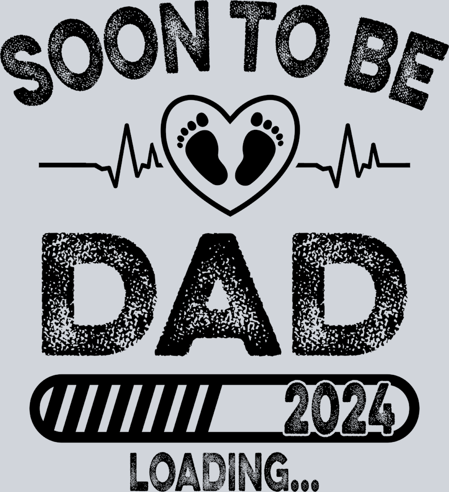 Soon To Be Dad Black - STK05620 (DTF Transfers)