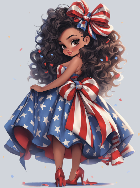American Doll 7 - STK00192 (DTF Transfers)